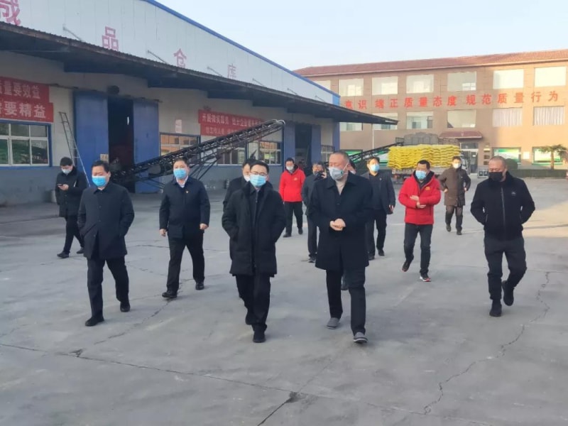 縣長申琳調研旭瑞集團疫情防控、復工復產情況！
